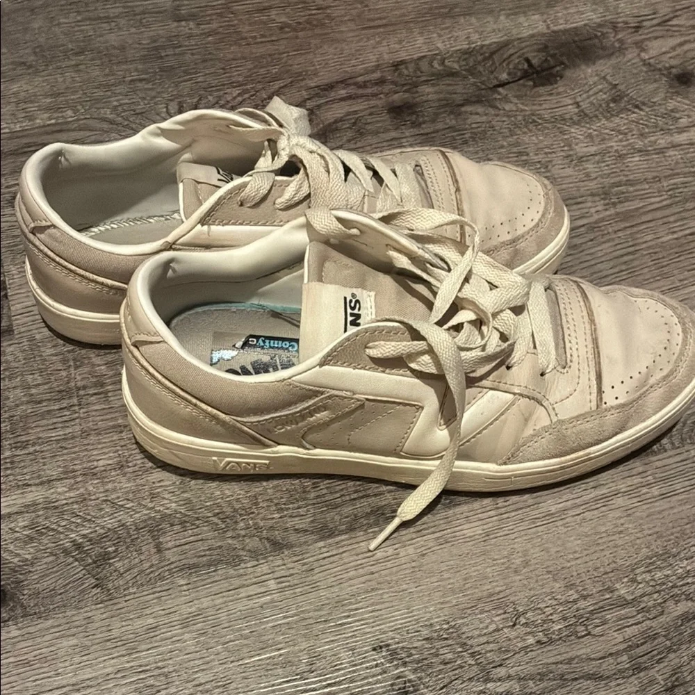 Vans Off-White and Beige Sneakers - Picture 5 of 6